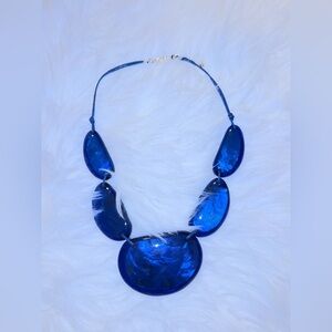 Elegant Blue Statement Necklace